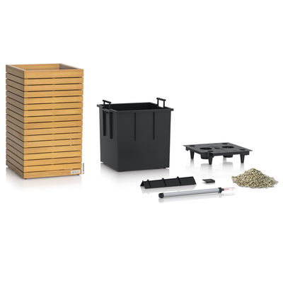 Lechuza Pflanzgefäß 'Palo Natural Wood 45 high', ca. 44 x 44 x H 77 cm Lechuza Pflanzgefäß 'Palo Natural Wood 45 high', ca. 44 x 44 x H 77 cm