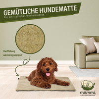 Mümmi by Rohrschneider Hundematte Cord, beige, ca. 44 x 50 x 2 cm Mümmi by Rohrschneider Hundematte Cord, beige, ca. 44 x 50 x 2 cm