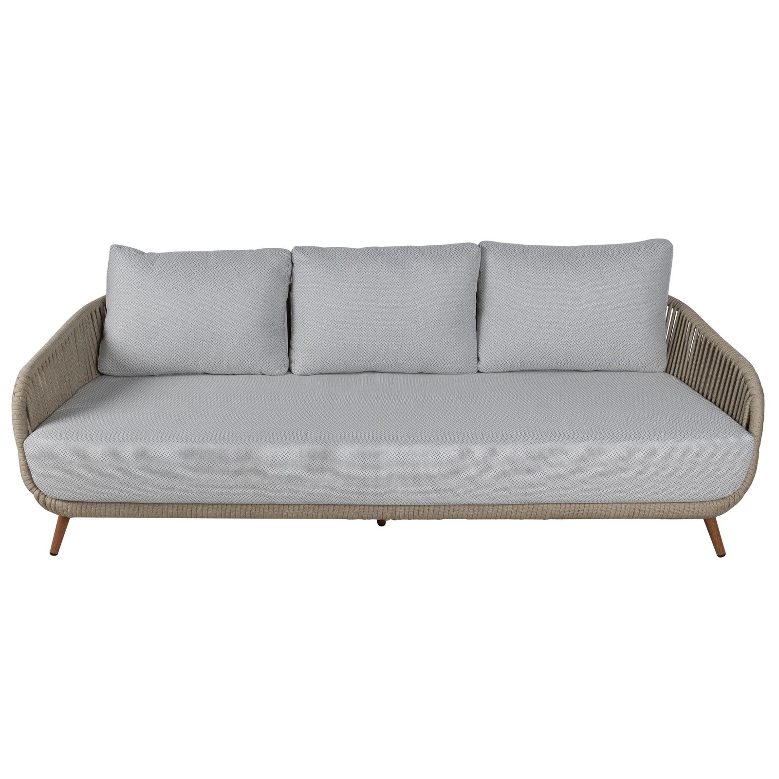 Kölle Loungesofa 'Cafune' inkl. Auflagen & 4 Kissen, grau/beige Kölle Loungesofa 'Cafune' inkl. Auflagen & 4 Kissen, grau/beige