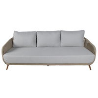 Kölle Loungesofa 'Cafune' inkl. Auflagen & 4 Kissen, grau/beige Kölle Loungesofa 'Cafune' inkl. Auflagen & 4 Kissen, grau/beige