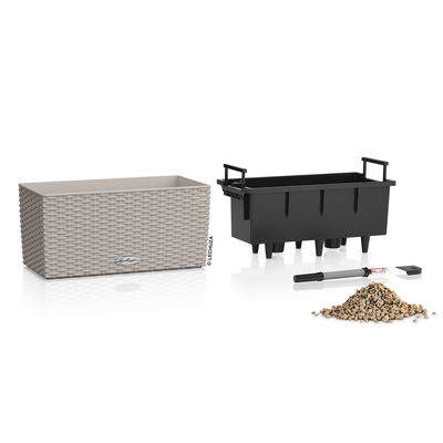 Lechuza 'Balconera Cottage 40', sandbraun, ca. 40 x 19 x H 19 cm