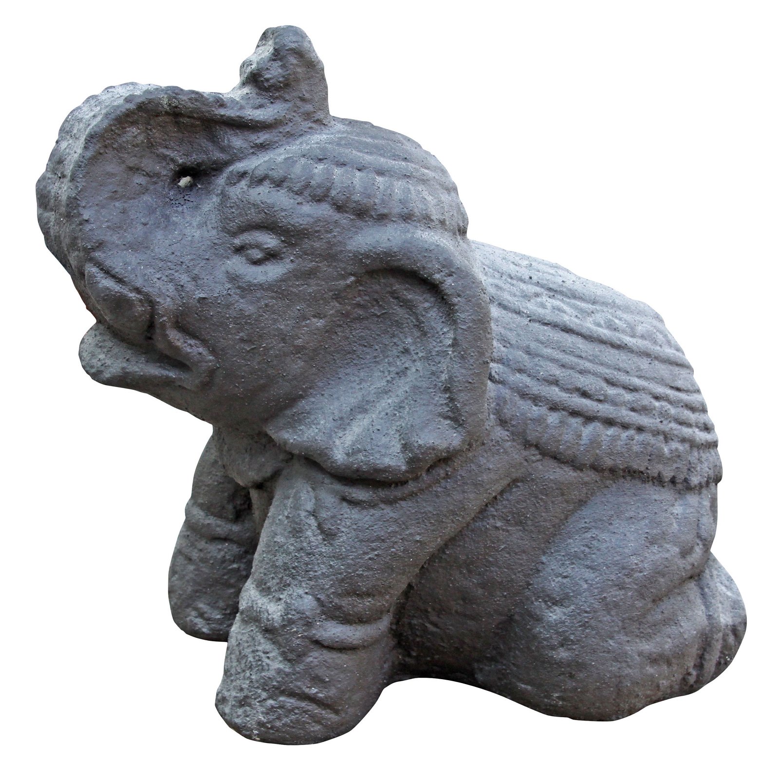 Elefant, Steinguss, 38 x 30 x 25 cm