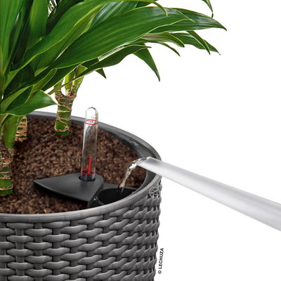 Lechuza 'Cilindro Cottage 32', granit, ca. Ø 32 x H 56 cm