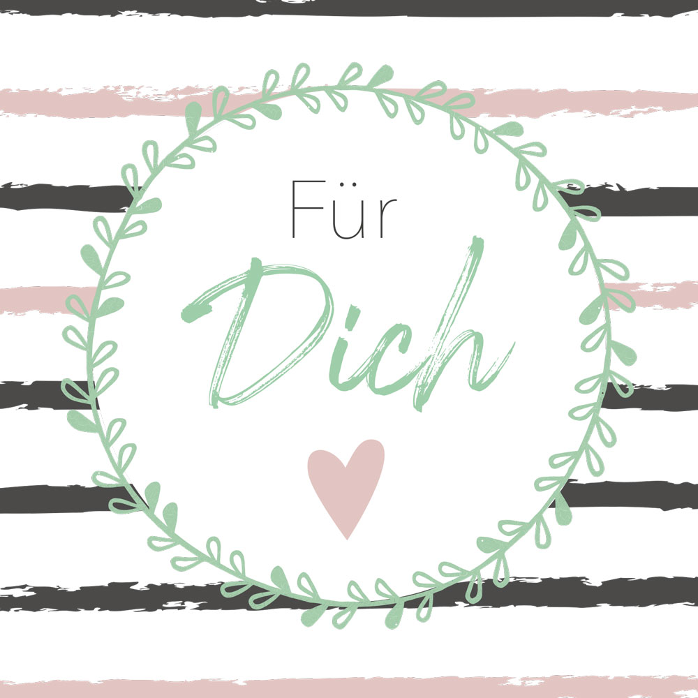Grußkarte 'Für Dich'