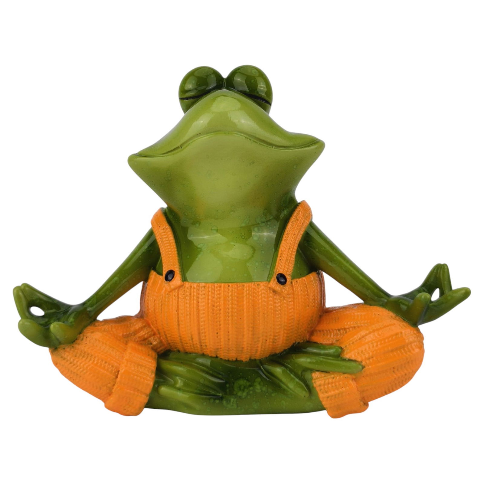 Dekofigur 'Frosch mit Hose', Höhe ca. 16 cm