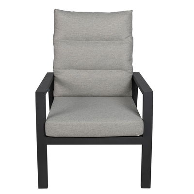 Kölle Loungesessel 'Kreta' inkl. Auflagen, grau