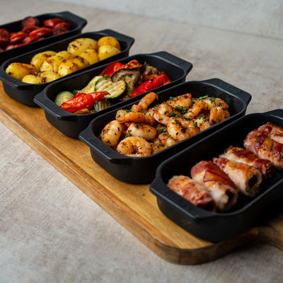 Enders Tapasschalen, 4er-Set, schwarz, Gusseisen Enders Tapasschalen, 4er-Set, schwarz, Gusseisen