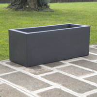 Euro 3 Plast Pflanzkasten 'Kube', perlschwarz, ca. 100 x 40 x H 40 cm Euro 3 Plast Pflanzkasten 'Kube', perlschwarz, ca. 100 x 40 x H 40 cm