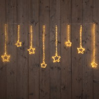 LED Drahtvorhang Sterne, 364 klassisch warme LEDs, Länge ca. 2 m LED Drahtvorhang Sterne, 364 klassisch warme LEDs, Länge ca. 2 m