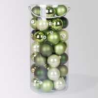 Kugelmix 'Tannengrün', Ø 6 cm, 49 Stück Kugelmix 'Tannengrün', Ø 6 cm, 49 Stück