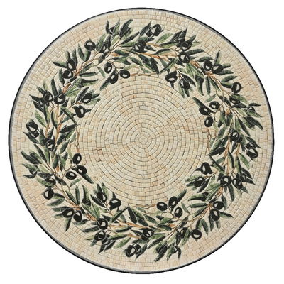 Mosaik-Bistroklapptisch 'Athen', ca. Ø 58 x H 76 cm