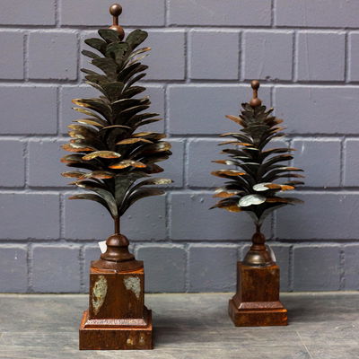 Weihnachtsbaum, grau, Metall, Höhe ca. 70 cm