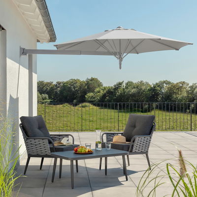 Schneider Wandschirm 'Muro', grau, ca. Ø 250 cm Schneider Wandschirm 'Muro', grau, ca. Ø 250 cm