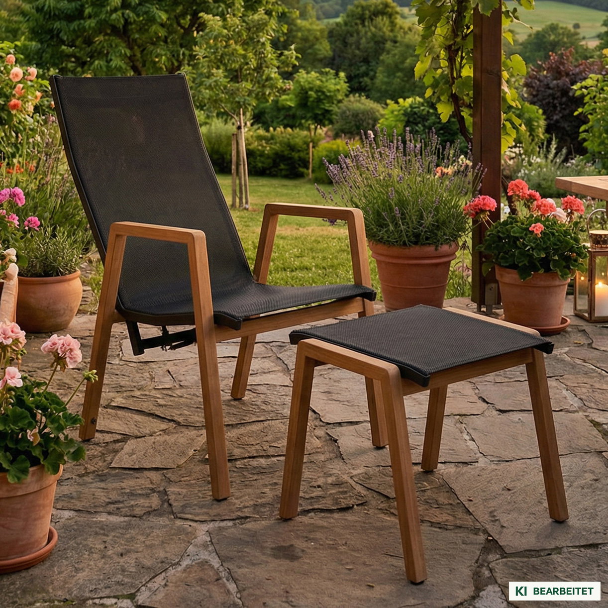Siena Garden Hocker 'Catania', grau Siena Garden Hocker 'Catania', grau