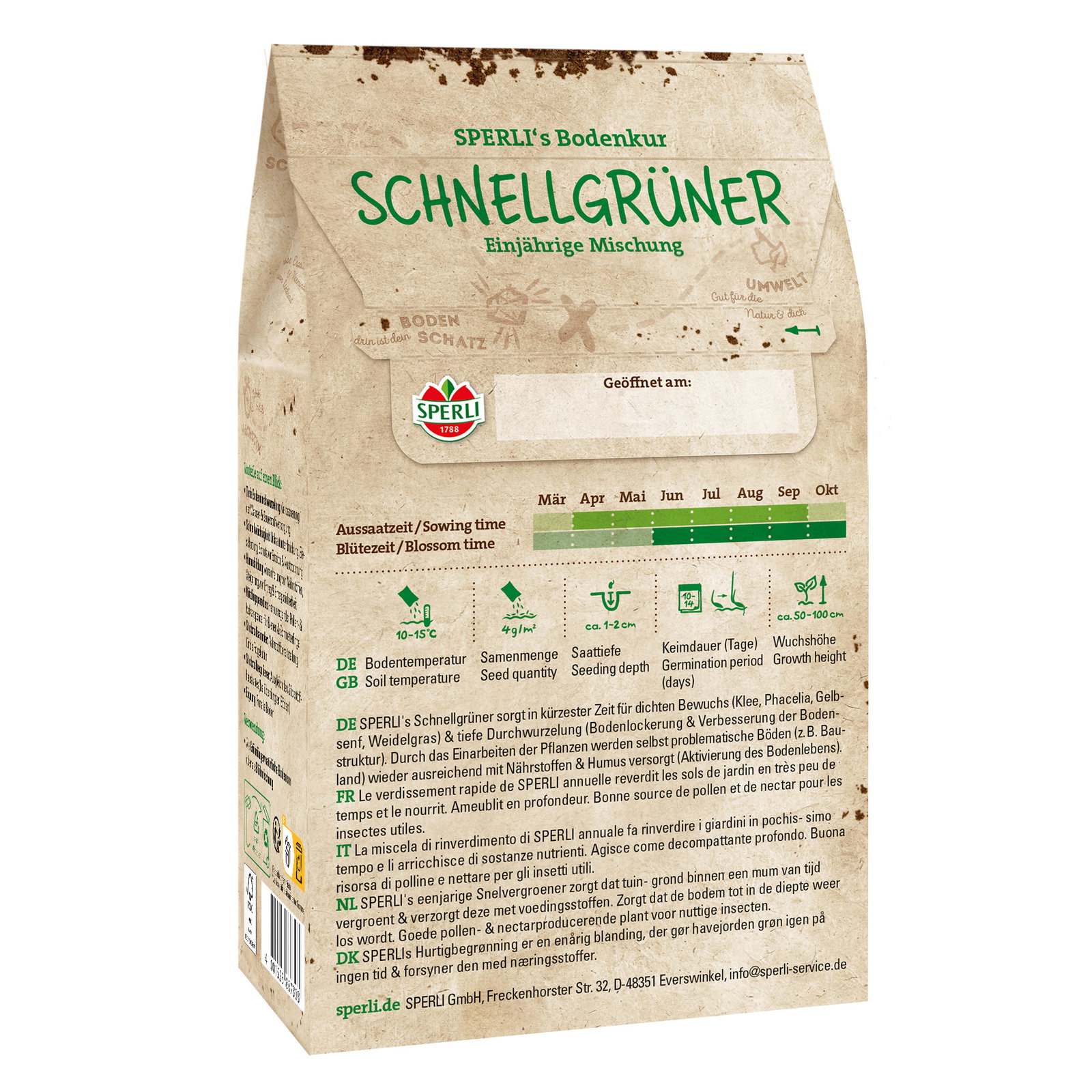Sperli Bodenkur Schnelldünger, 450 g Sperli Bodenkur Schnelldünger, 450 g