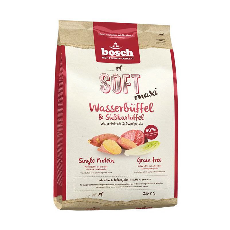 Bosch HPC Soft Maxi, Wasserbüffel und Süßkartoffel, 2,5 kg