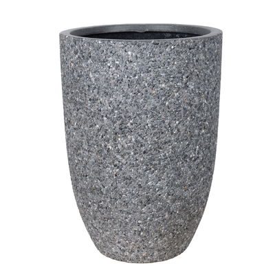 Kölles Beste Pflanzgefäß 'Stromy', dunkelgrau, ca. Ø 45 x H 58 cm