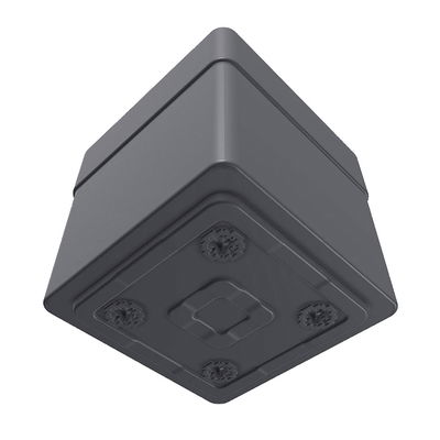 Eda Pflanzgefäß 'Carel', anthrazit, ca. 40 x 40 x H 40 cm