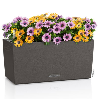 Lechuza 'Balconera Stone 40', graphitschwarz, ca. 40 x 19 x H 19 cm