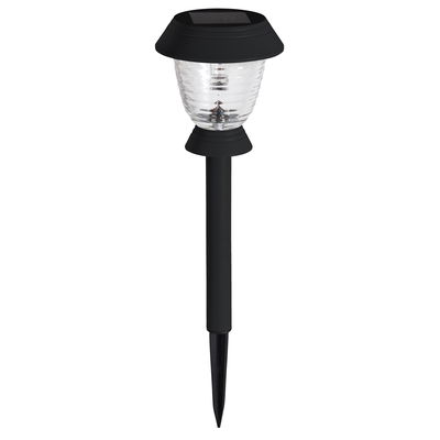 Solar-Pfahlleuchte 'Triton',  schwarz, 10 Lumen, H41 x Ø11,5 cm Solar-Pfahlleuchte 'Triton',  schwarz, 10 Lumen, H41 x Ø11,5 cm