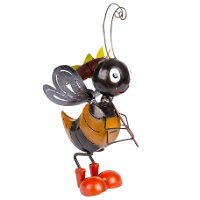 Biene mit Sonnenblume, Metall, 36 x 22 x 23 cm