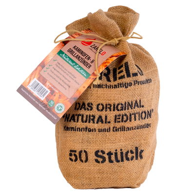 Zarelo Kaminofen- & Grillanzünder, Holz/Wachs, 50 Stück Zarelo Kaminofen- & Grillanzünder, Holz/Wachs, 50 Stück