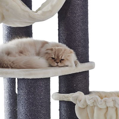 Kratzbaum 'Chilo', schwarz, ca. 165 x 60 x 60 cm Kratzbaum 'Chilo', schwarz, ca. 165 x 60 x 60 cm