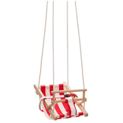 Conacord Schaukelsitz 'Bambini' für Kinder, rot gestreift