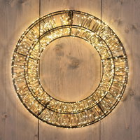 LED-Kranz, 1.200 LEDs, ca. Ø 36 cm LED-Kranz, 1.200 LEDs, ca. Ø 36 cm