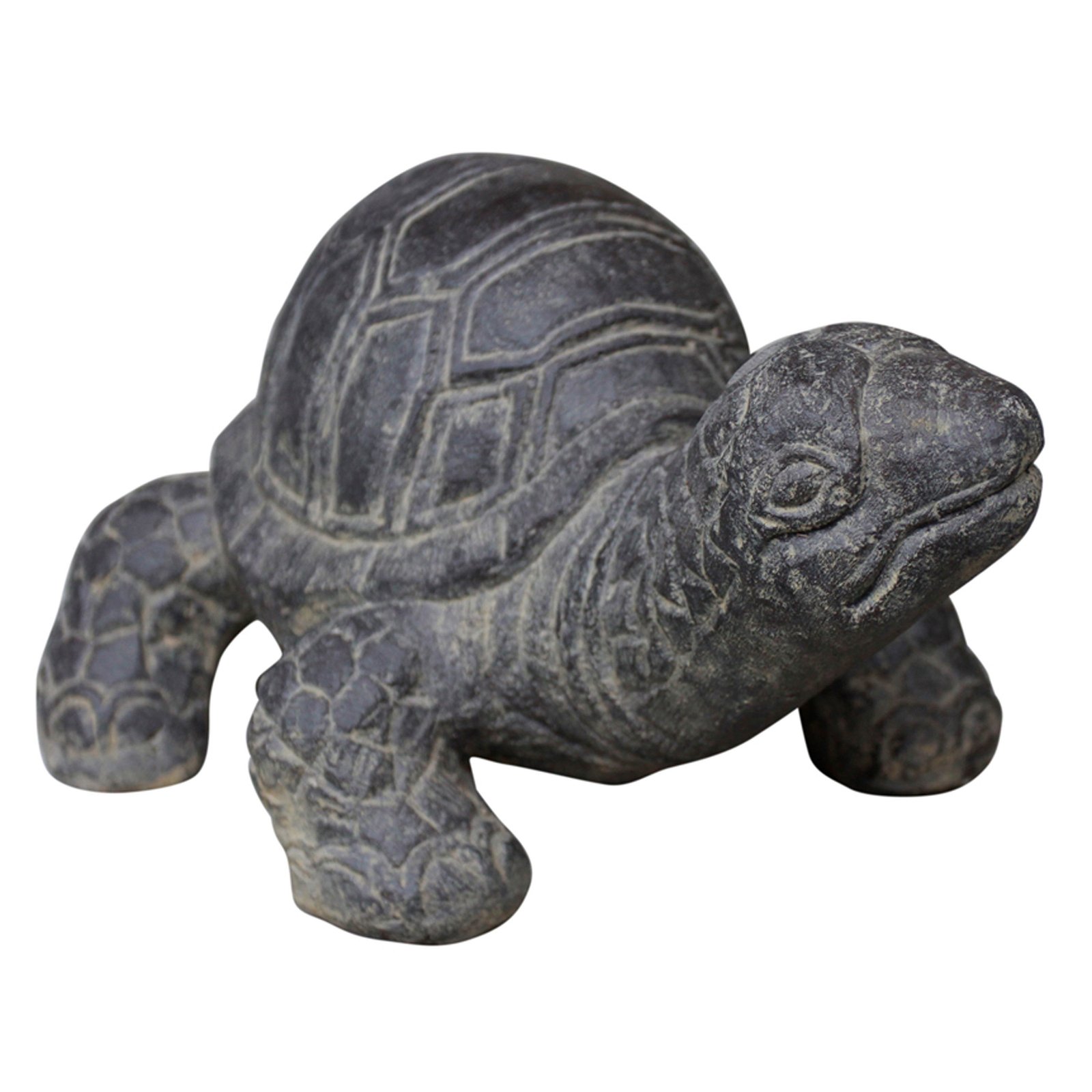 Schildkröte, Steinguss, 17 x 30 x 25 cm