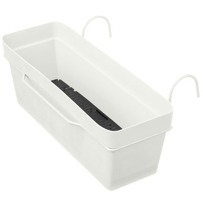 Pflanzkasten 'Like', weiß, ca. 49 x 28 x H 19 cm Pflanzkasten 'Like', weiß, ca. 49 x 28 x H 19 cm