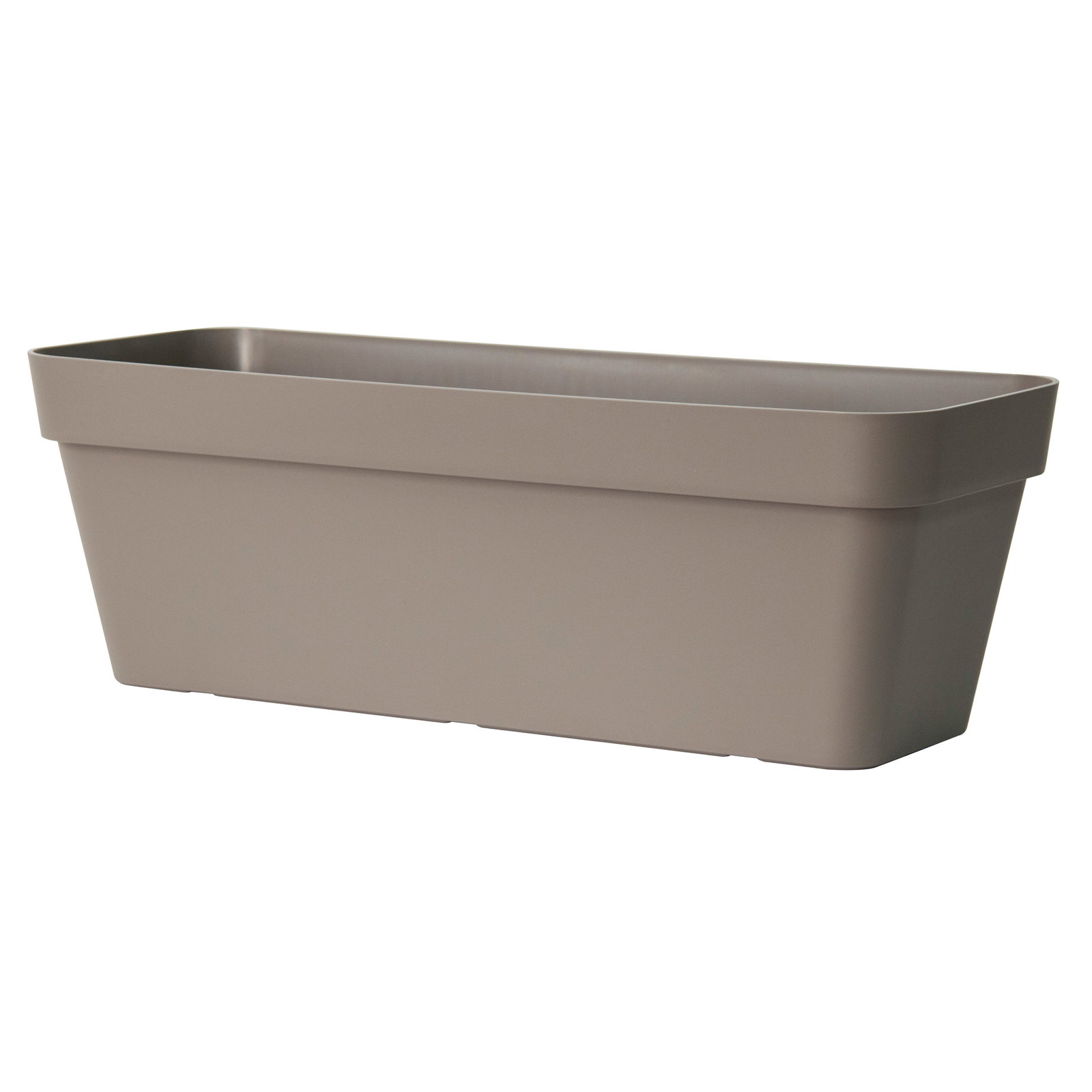 Euro 3 Plast Pflanzkasten 'Mitu Pac', taupe, ca. 50 x 18 x H 16,5 cm