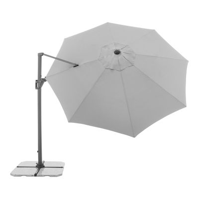 Pendelschirm 'Ravenna HFX', hellgrau, Ø 350 cm Pendelschirm 'Ravenna HFX', hellgrau, Ø 350 cm