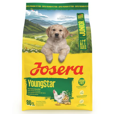 Josera Hundefutter Junior YoungStar mit Huhn & Kartoffel, 3kg