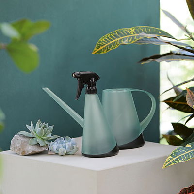 Blumenkanne 'Capri', transparent eukalyptus, 1,3 Liter Blumenkanne 'Capri', transparent eukalyptus, 1,3 Liter