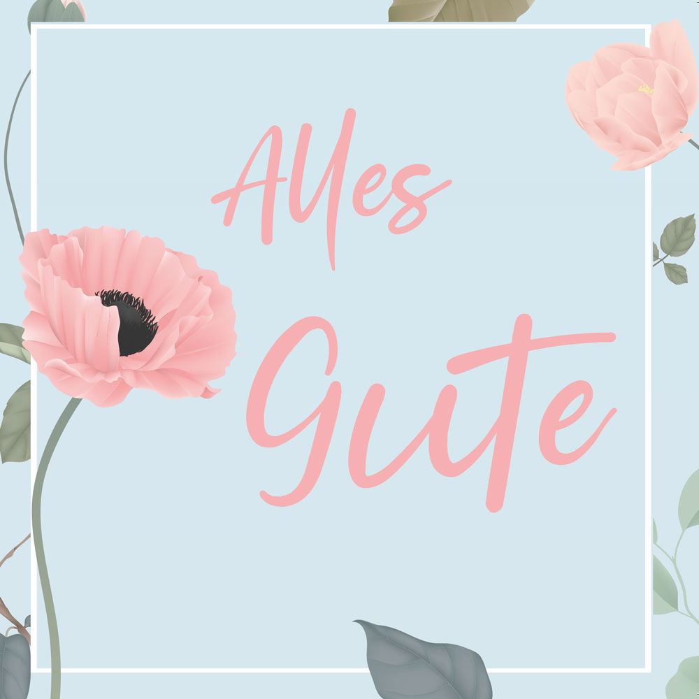 Grußkarte Alles Gute Grußkarte alles Gute