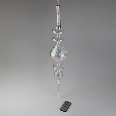 LED Glaszapfen 'Iris', Höhe ca. 47 cm LED Glaszapfen 'Iris', Höhe ca. 47 cm