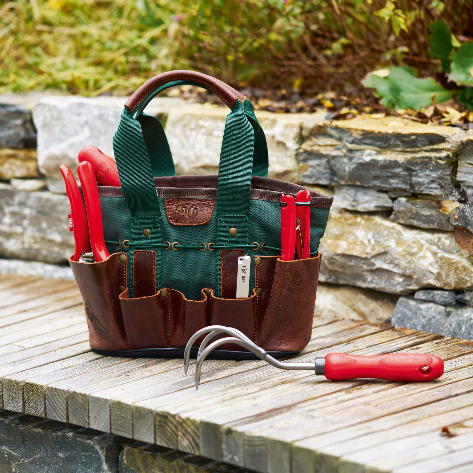 Felco Gartentasche, grün, ca. 25 x 20 x 10 cm Felco Gartentasche, grün, ca. 25 x 20 x 10 cm