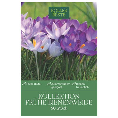 Elfenkrokus-Mischung Kollektion 'Frühe Bienenweide', 50 Blumenzwiebeln Elfenkrokus-Mischung Kollektion 'Frühe Bienenweide', 50 Blumenzwiebeln