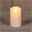 LED Echtwachskerze 'Magic Flame', perle, Timer, Batterie