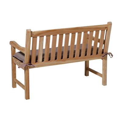 Bankauflage 'Panama', taupe, ca. 150 x 48 cm