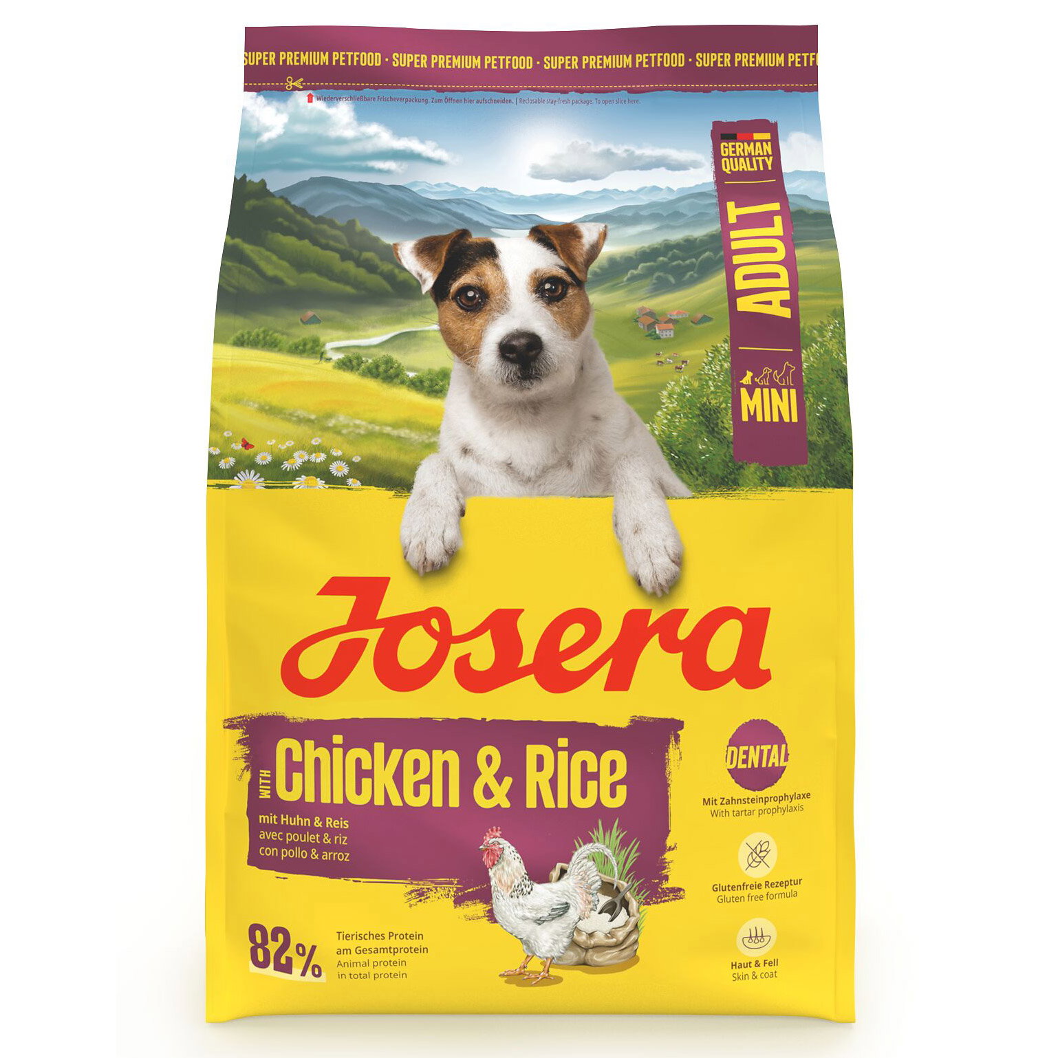 Josera Hundefutter Mini Adult Chicken & Rice, 3 kg Josera Hundefutter Mini Adult Chicken & Rice, 3 kg