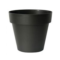 Euro 3 Plast Pflanzkübel Mitu Pac mit Loch, anthrazit