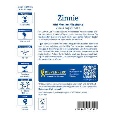 Saatgut, Zinnie 'Old Mexiko'