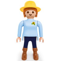 Lechuza/Playmobil® XXL-Gärtnerin, ca. 60 x 31 x 24 cm