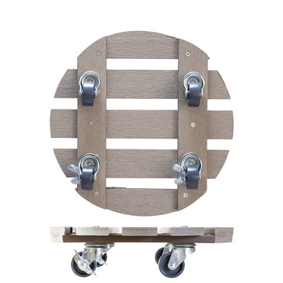 Multi Roller WPC, Tragkraft 100 kg, taupe, ca. 7 x 29 x 29 cm Multi Roller WPC, Tragkraft 100 kg, taupe, ca. 7 x 29 x 29 cm