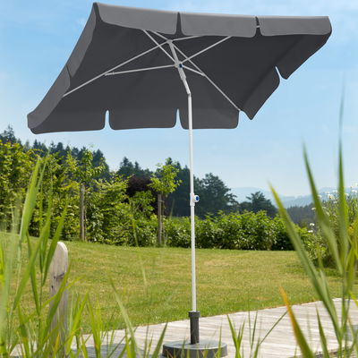 Schneider Sonnenschirm 'Ibiza', anthrazit, ca. 180 x 120 cm