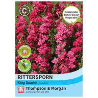 Thompson & Morgan Rittersporn 'King Scarlett', rosarot