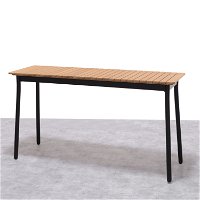 Tisch 'Kingsbury', schwarz/braun, FSC-Holz, ca. 137 x 43 cm