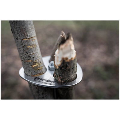 Dreibein-Ring, grau, Edelstahl, B 10,5 x T 9,7 x H 0,3 cm Dreibein-Ring, grau, Edelstahl, B 10,5 x T 9,7 x H 0,3 cm